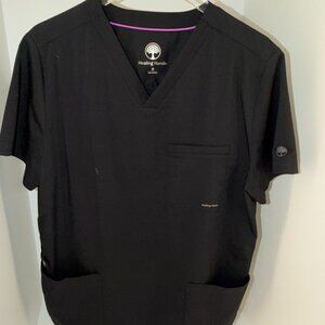 Healing Hands Short Sleeve Scrub Top (men's Medium)